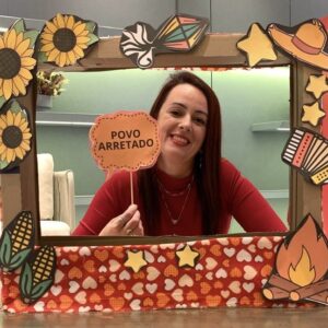 Painel de festa junina + Plaquinhas