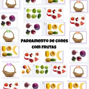 Pareamento de cores com frutas