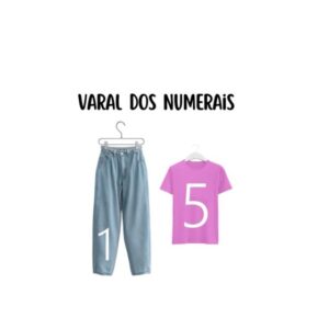 Varal dos Numerais - Realista