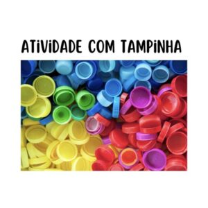 Atividades com tampinhas