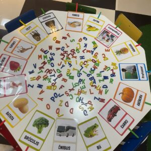 Combo das letras móveis